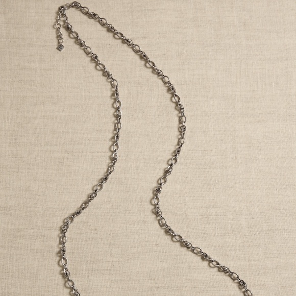 BANANA REPUBLIC Chain Link Necklace in GOLD (Also in Silver!), with BR Gift Box - Picture 5 of 6